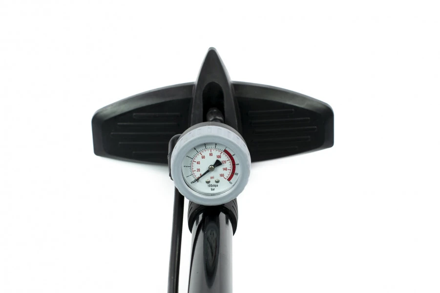 HBM Professionele Fietspomp Met Manometer En Adapterset - Image 3