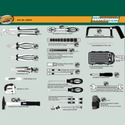 Mannesman Gereedschapskoffer 133-delig 29079