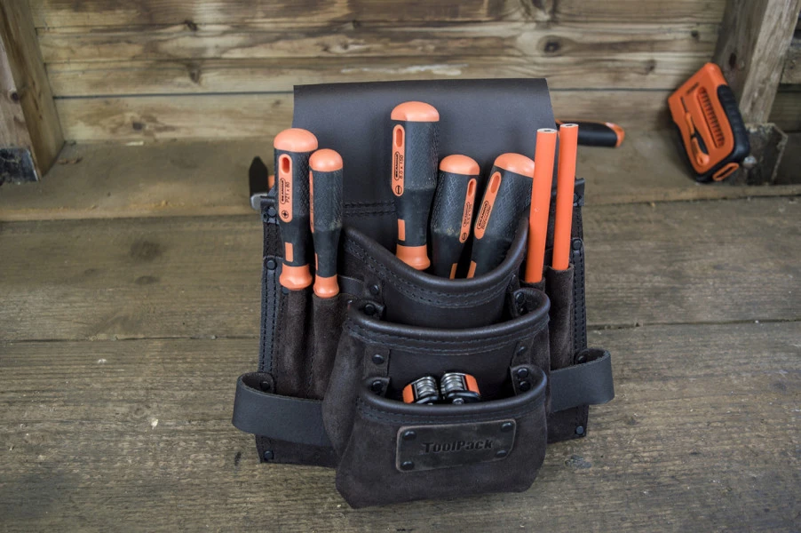 ToolPack Industriele Gereedschapsholster, Extra Brede Riemlus - Image 3