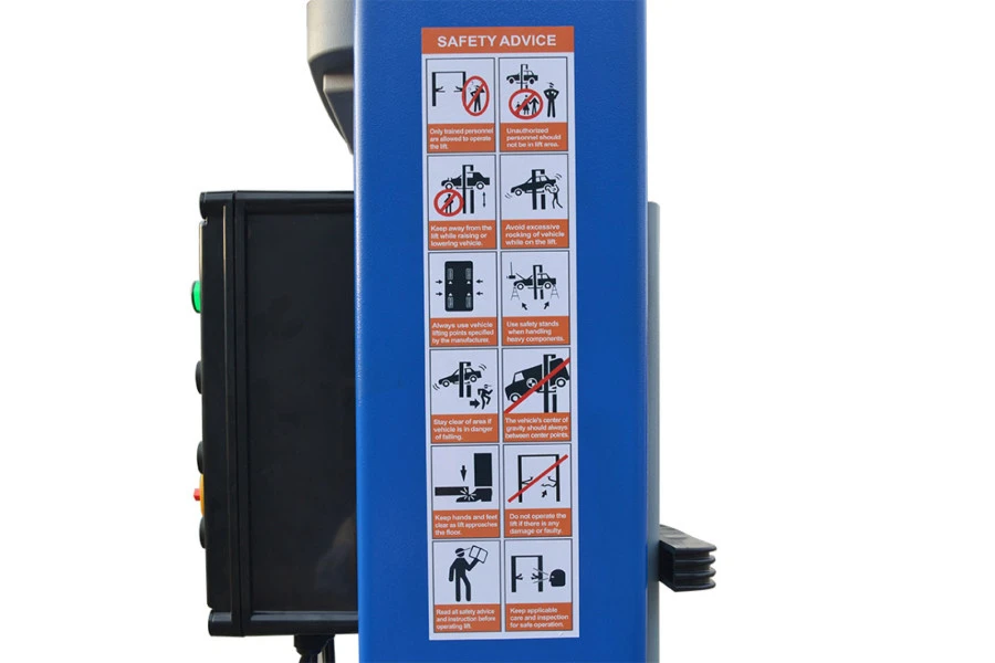 HBM 2 Hydraulische 2 Koloms Hefbrug Met Elektronische Ontgrendeling 5500 Kg - Image 11