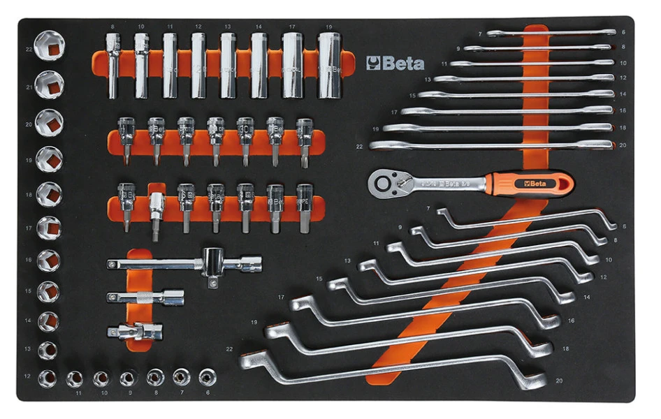Beta Gevulde Gereedschapswagen 2400S G7/E-M - 309 Delig - Image 5