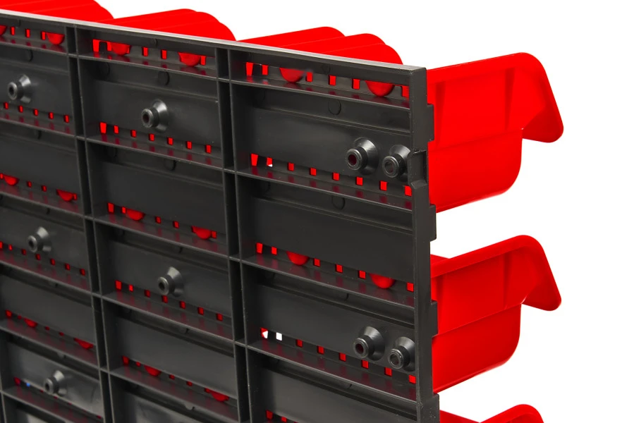 HBM Gereedschapswand Met Opbergrekken En Opbergbakken 43-delig - Image 5