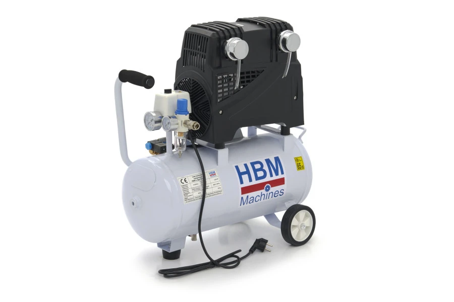 HBM Professionele Low Noise Compressor - 1.5 PK - 30 Liter Model 2 - Image 3