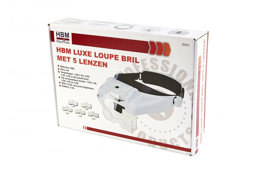 HBM Luxe Loupe Bril Met 5 Lenzen - Image 11