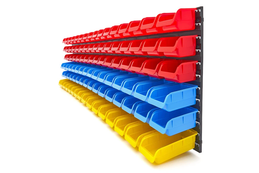 HBM Gereedschapswand Met 96 Opbergbakken 100-delig - Image 3