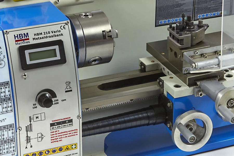 HBM 210 Vario Metaaldraaibank Met HBM A0 Snelwisselhouder - Image 6