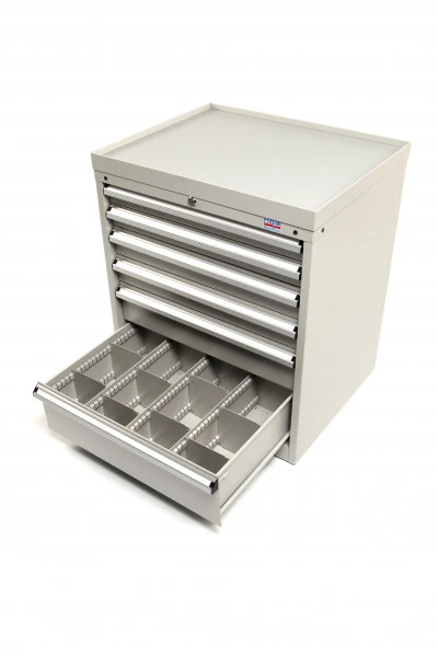 HBM 6 Laden Profi Gereedschapskast 72 X 58 X 80 Cm Beige - Image 3