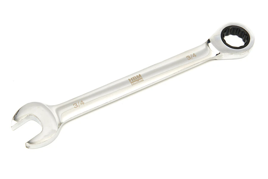 HBM Professionele Ring, Ratel, Steeksleutelset Metrische En Inch Maten 23-Delig - Image 8