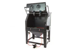 HBM SBC 990 Straalcabine Met Afzuiging - MAT ZWART