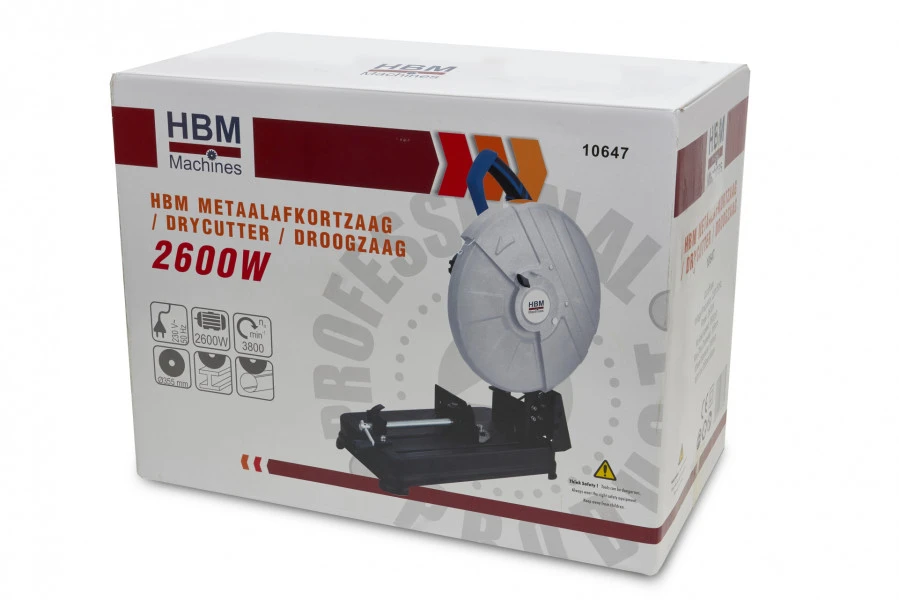 HBM Metaalafkortzaag / Drycutter / Droogzaag - 2600W - Image 9