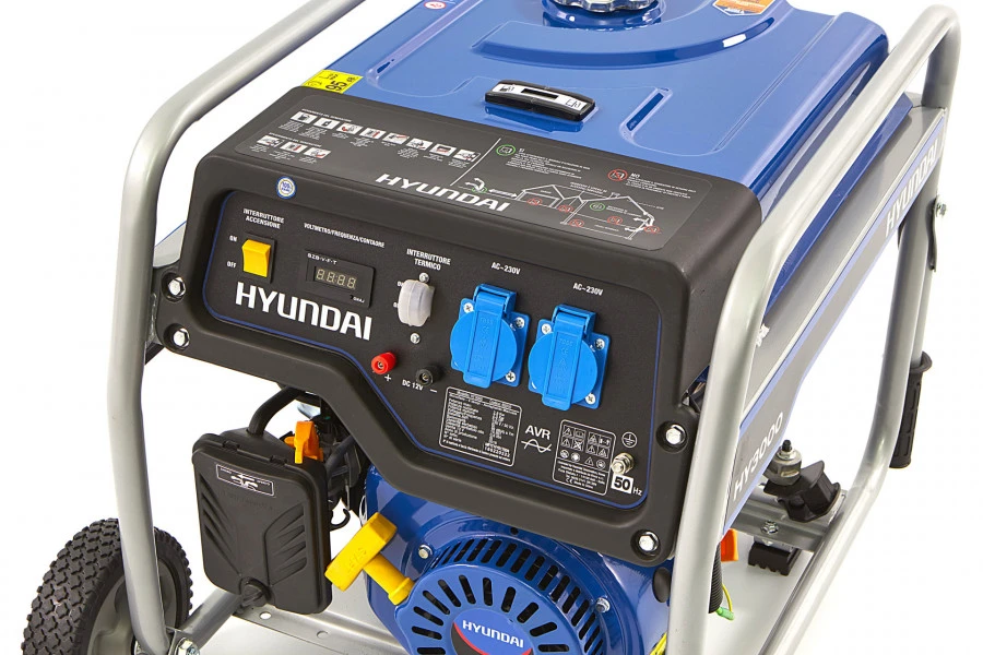 Hyundai 55021FHKD 2600 Watt Generator, Aggregaat Met 200 Cc OHV-Benzinemotor, 230V - Image 5