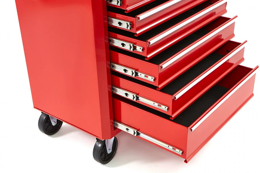 HBM Gereedschapswagen Met 7 Laden - 66 Cm - Rood - Image 6