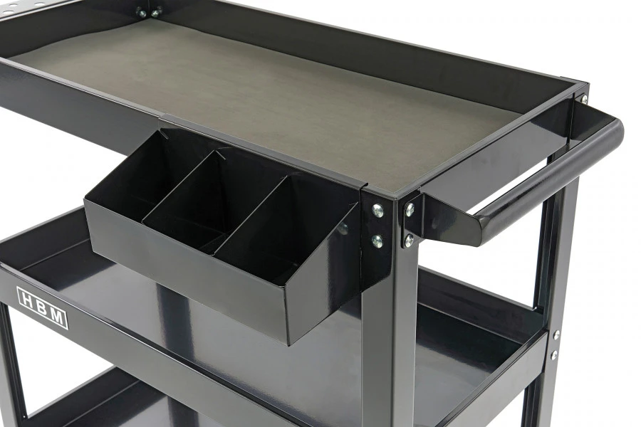 HBM Deluxe 3 Laags Universele Verrijdbare Gereedschapswagen - Image 4