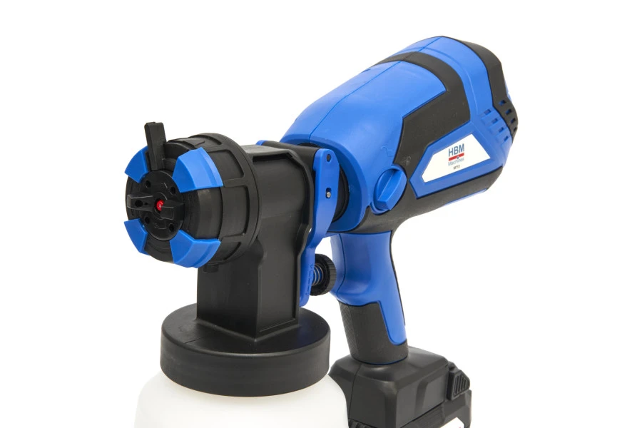 HBM Professionele 20 Volt 4.0AH Draagbare Elektrische Verfspuit Inclusief 2 Accu's Met 1000 ML Reser - Image 3