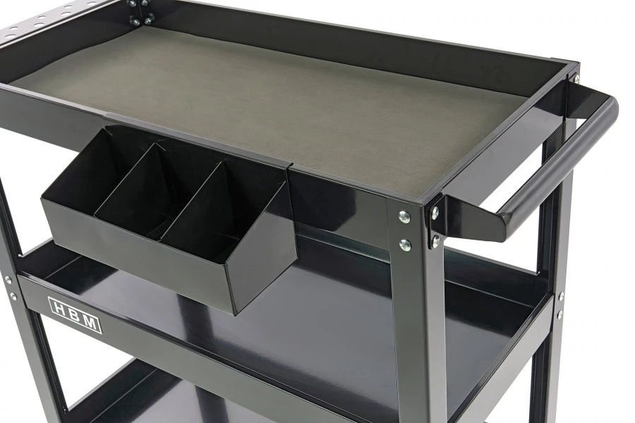 HBM Deluxe 3 Laags Universele Verrijdbare Gereedschapswagen - Image 5