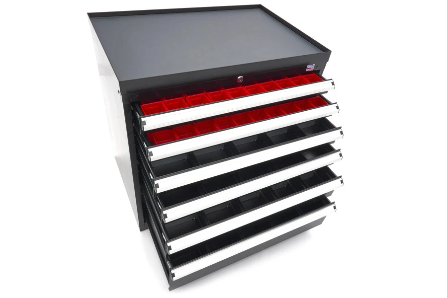 HBM 6 Laden Profi Gereedschapskast 88 X 58 X 80 Cm Zwart - Image 5