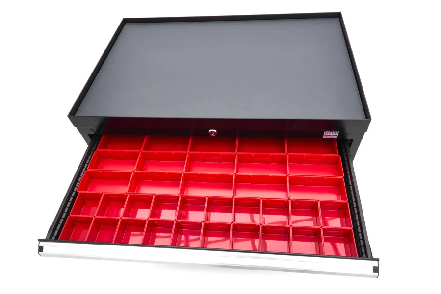 HBM 6 Laden Profi Gereedschapskast 88 X 58 X 80 Cm Zwart - Image 7