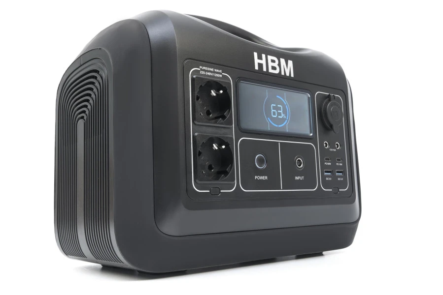 HBM 1200 Watt 230V / 12V Professionele Mobiele Power Station / Powerbank – Capaciteit 992Wh - Image 3
