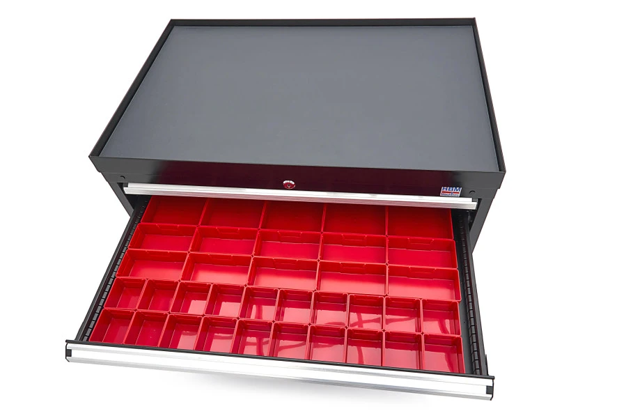 HBM 6 Laden Profi Gereedschapskast 88 X 58 X 80 Cm Zwart - Image 8