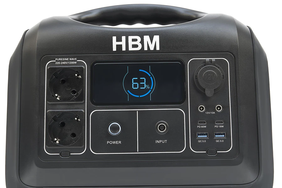 HBM 1200 Watt 230V / 12V Professionele Mobiele Power Station / Powerbank – Capaciteit 992Wh - Image 7