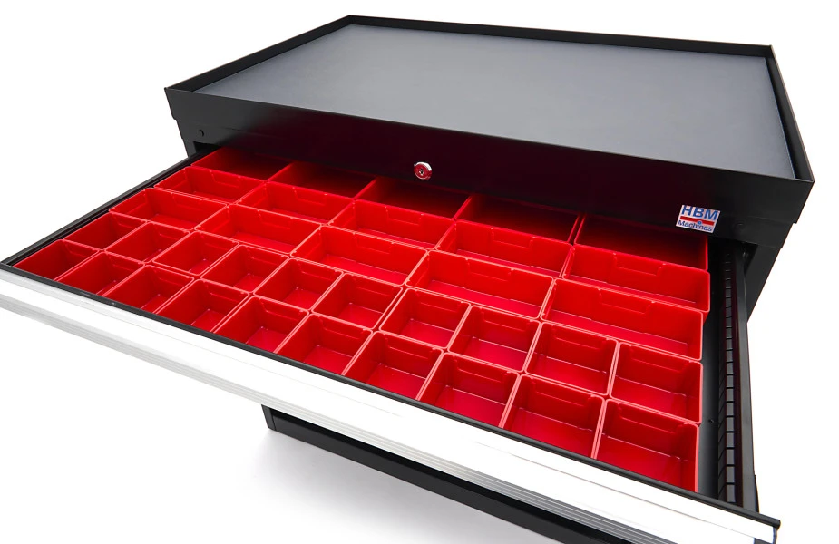 HBM 6 Laden Profi Gereedschapskast 88 X 58 X 80 Cm Zwart - Image 6