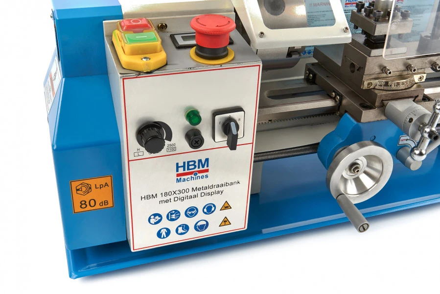 HBM 180 X 300 Metaaldraaibank Met Digitaal Display - Image 5