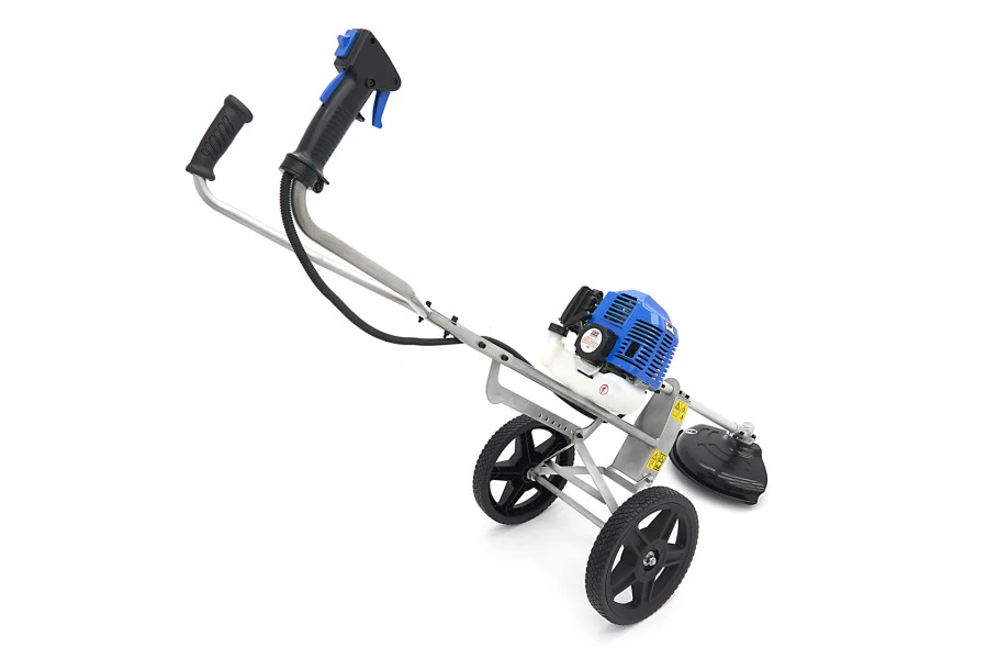 HBM Mobiele 52 Cc Grastrimmer / Kantenmaaier Met 2-Takt Benzinemotor En Wielen - Image 6