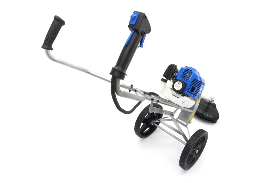 HBM Mobiele 52 Cc Grastrimmer / Kantenmaaier Met 2-Takt Benzinemotor En Wielen - Image 11