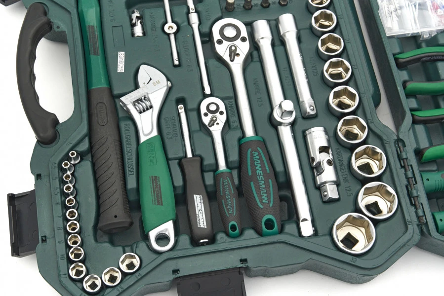 Mannesmann Professionele 303-delige Gereedschapkoffer - Gereedschapsset - Image 9