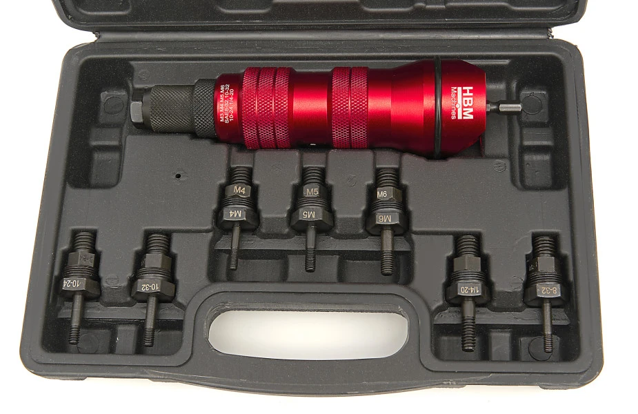 HBM Professionele Blindklinkmoertang Voor In De Accuboormachine MM En INCH Maten - Image 3