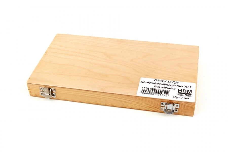 HBM 4 Delige Binnendraaibeitelset Met HM Wisselplaten - Image 6