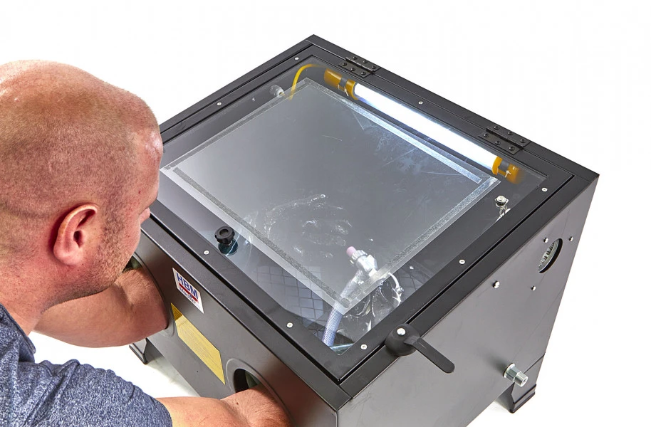 HBM SBC 90 Straalcabine Zwart - Image 7