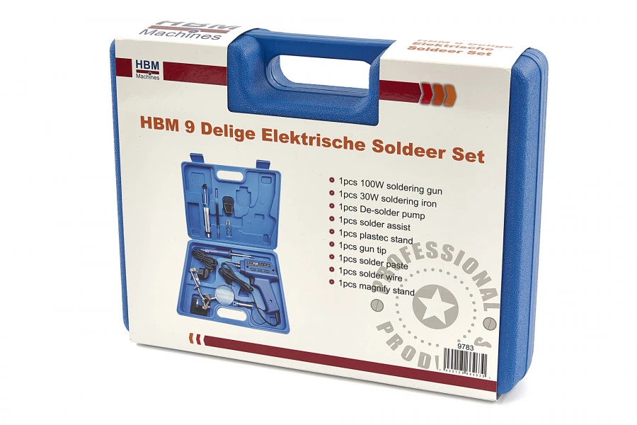 HBM 9 Delige Elektrische Soldeer Set - Image 8
