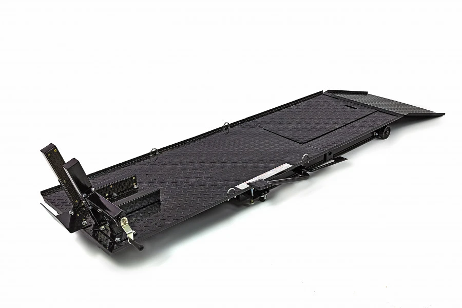 HBM 300 Motorheftafel Hydraulisch Met Luxe Voorwielklem - Zwart - Image 3