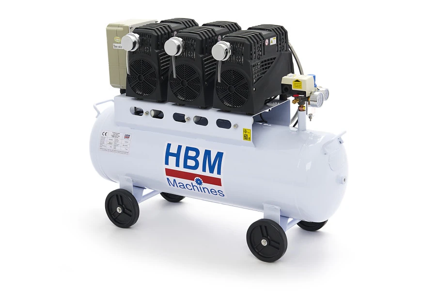 HBM 70 Liter Professionele Low Noise Compressor - Model 2 - Image 2