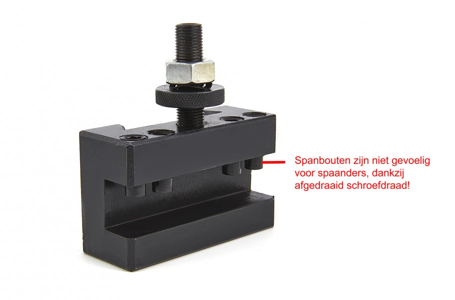 HBM Losse Beitelhouder Voor De Snelwisselhouder Van De HBM 320 X 900 Variabele Metaaldraaibank Compleet