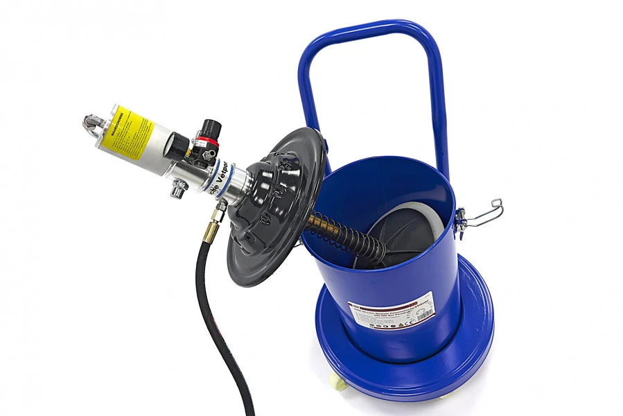 HBM 20 Liter Mobiele Pneumatische Vetpomp 300-400 Bar Persdruk - Image 4