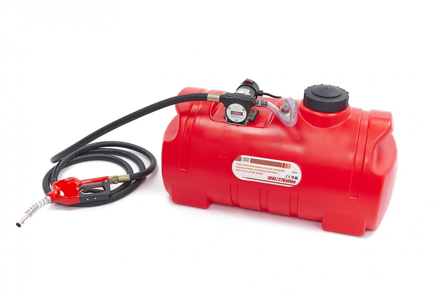 HBM Professionele Elektrische Dieselpomp, Stookoliepomp Met 100 Liter Tank - Image 6