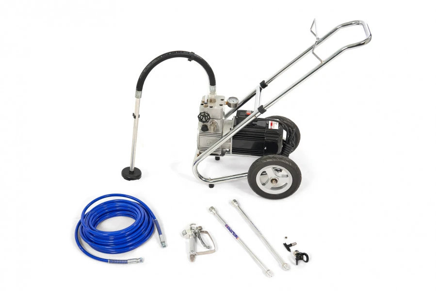 HBM Hogedruk Airless Spuitmachine Verfspuit Wandspuitmachine Set 1500 Watt - Image 2