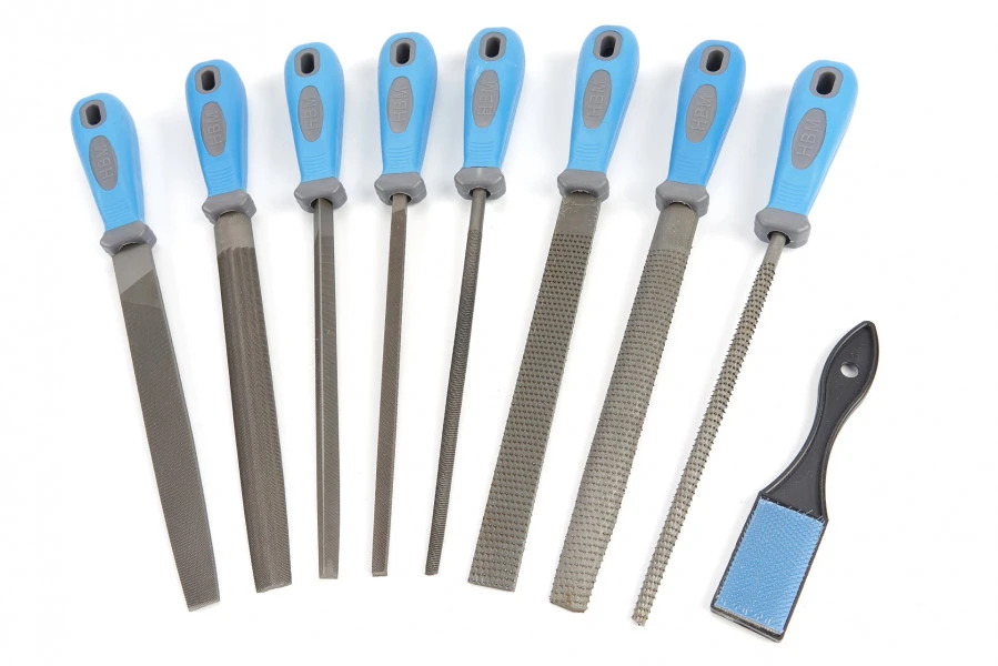 HBM 9 Delige Vijlenset En Raspenset