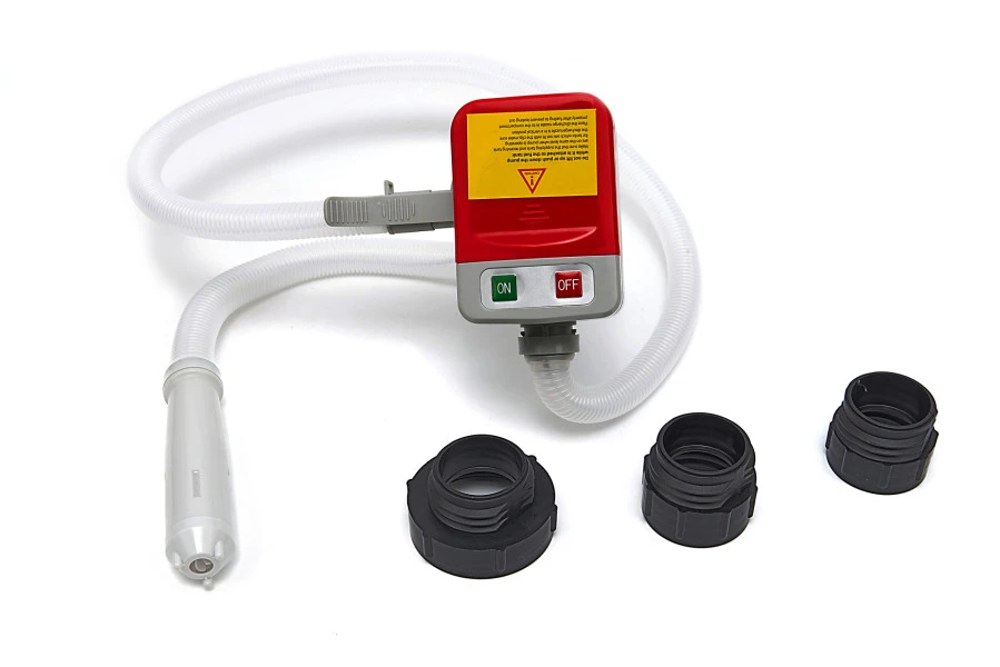 HBM Professionele Olie, Benzine En Vloeistofpomp Op Batterijen Inclusief Slangen 3 Adapters - Image 2