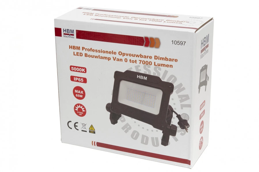 HBM Professionele Opvouwbare Dimbare LED Bouwlamp Van 0 Tot 7000 Lumen - Image 7