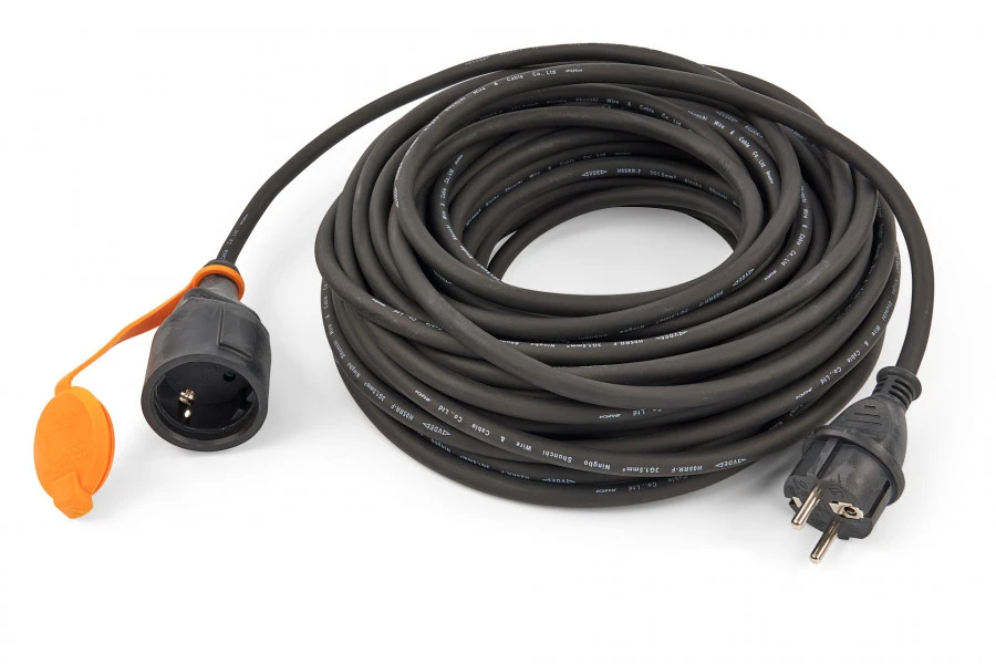Relectric 20 Meter Neopreen Verlengkabel, Verlengsnoer 3x1,5 Mm
