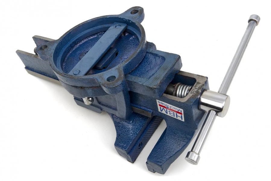 HBM Profi 150 Mm Bankschroef Met Draaibaar Onderstel - Image 8