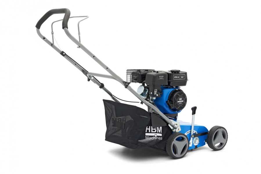 HBM Profi Benzine 208 Cc / 4 Takt Verticuteermachine 400 Mm Met 18 Messen - Image 4