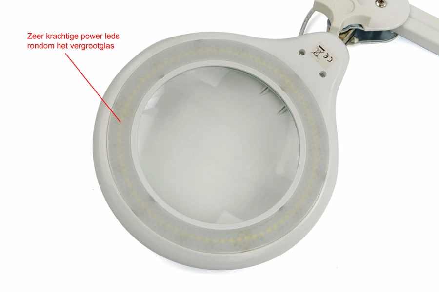 HBM LED Verstelbare Loupelamp Met Dimmer En Tafelklem – 3800LUX