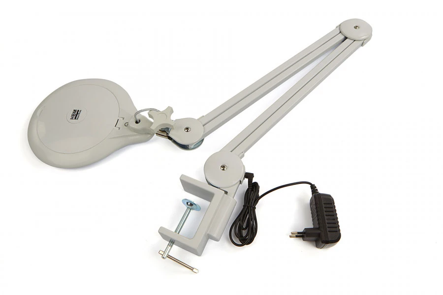 HBM LED Verstelbare Loupelamp Met Dimmer En Tafelklem – 3800LUX - Image 6