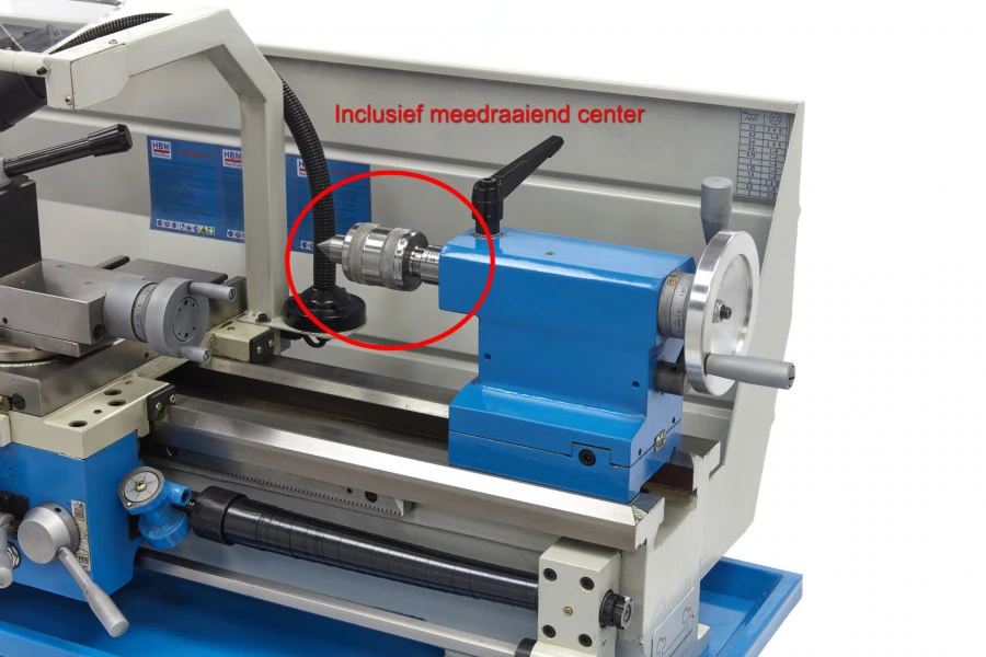 HBM 290 X 750 Professionele Variabele Metaaldraaibank Compleet - Image 6