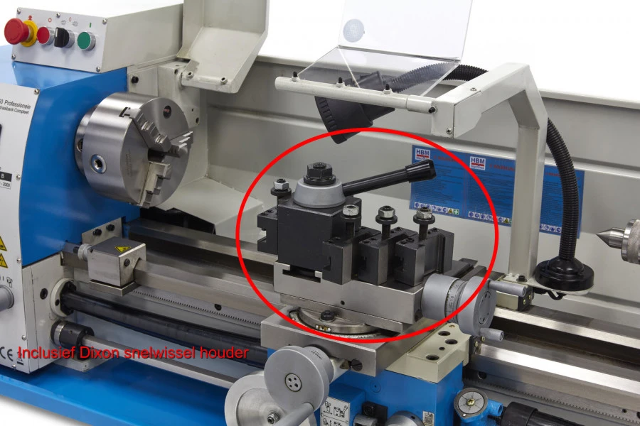 HBM 290 X 750 Professionele Variabele Metaaldraaibank Compleet - Image 7