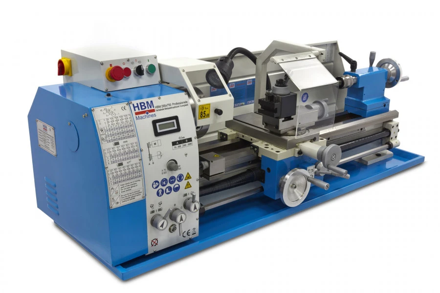 HBM 290 X 750 Professionele Variabele Metaaldraaibank Compleet - Image 9